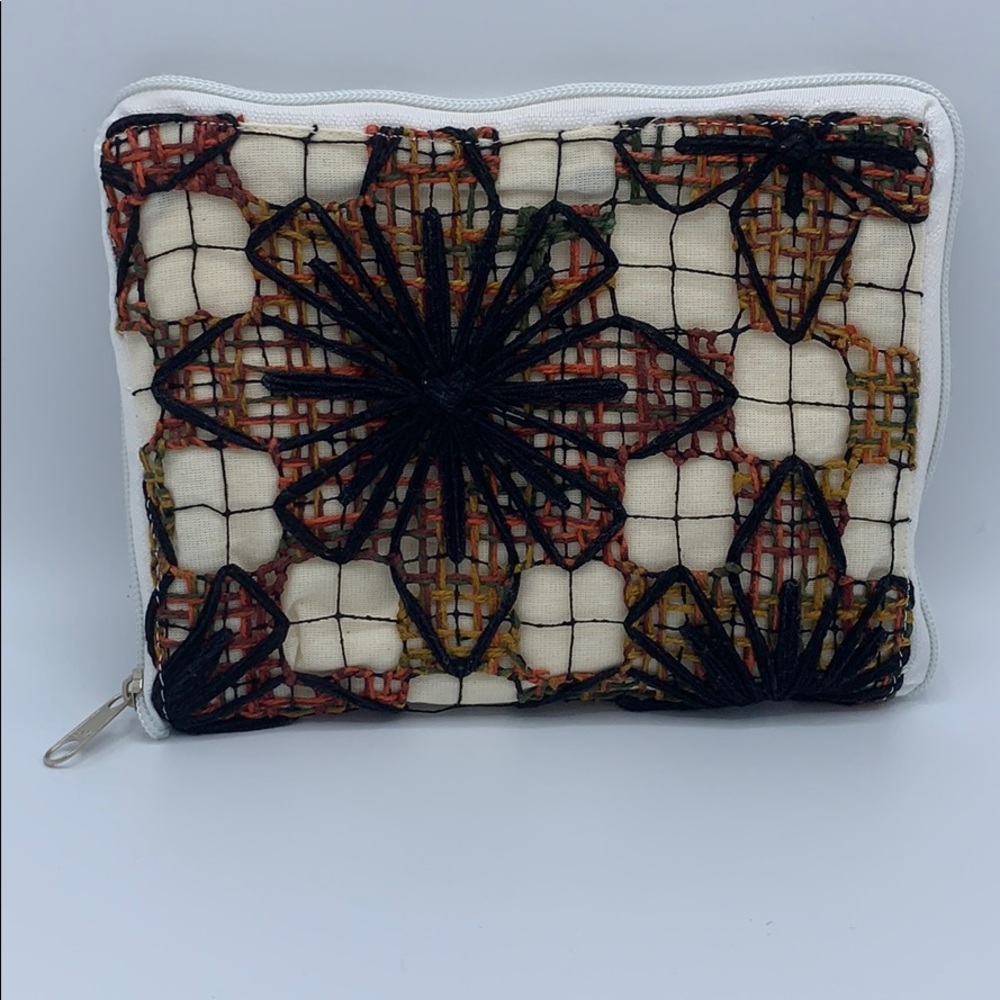 Hand-sewn Brazilian clutch/tote bag
